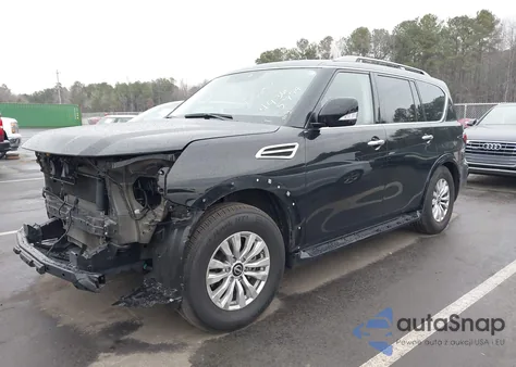 2023 Nissan Armada Sv 2Wd from USA, damaged, VIN JN8AY2AC2P9181176